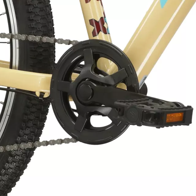 Jugendfahrrad Kross LEVEL JR 1.0 24" Gen 007 - béžová / červená / lesk