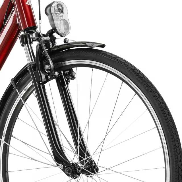 Stadtrad Kross Sentio 1.0 28" - Modell 2025 - rubín / šedá / lesk