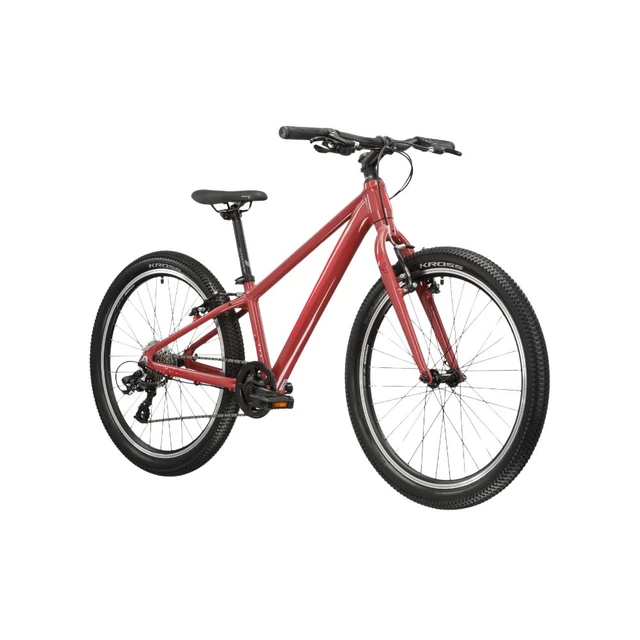 Junior Mädchen Fahrrad Kross LEA JR 1.0 24" - Modell 2024 - bordo