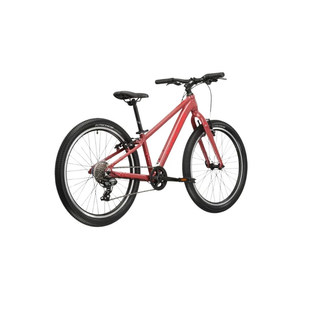 Junior Mädchen Fahrrad Kross LEA JR 1.0 24" - Modell 2024 - bordo