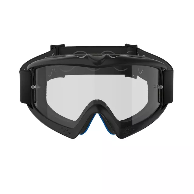 Alpinestars Vision Youth Kinder Motocrossbrille - Corp černá, čiré plexi