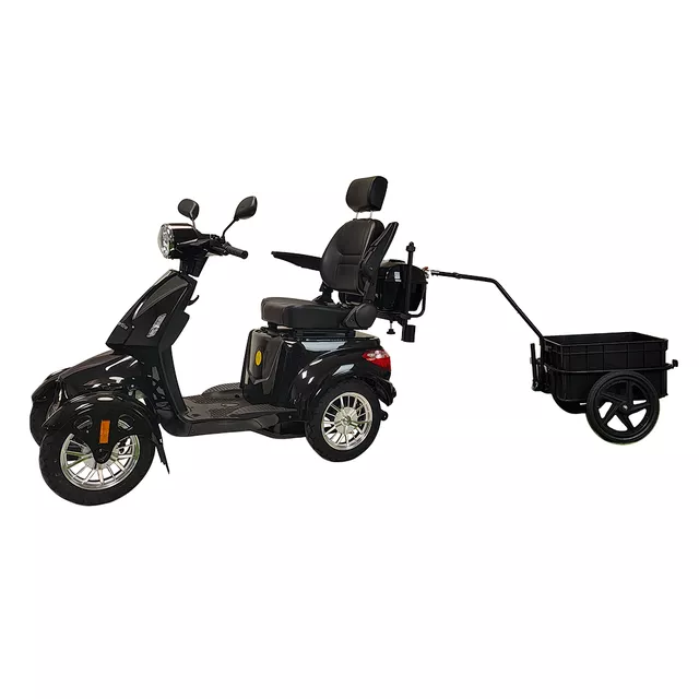inSPORTline Antun Elektro-Quad mit Anhänger - schwarz