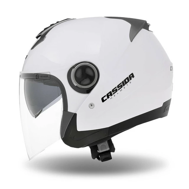 Motorradhelm Cassida Magnum weiß - L(59-60)