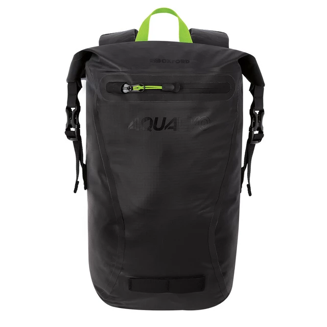 Wasserdichter Oxford Aqua EVO-Rucksack 12l - schwarz/gelb fluo