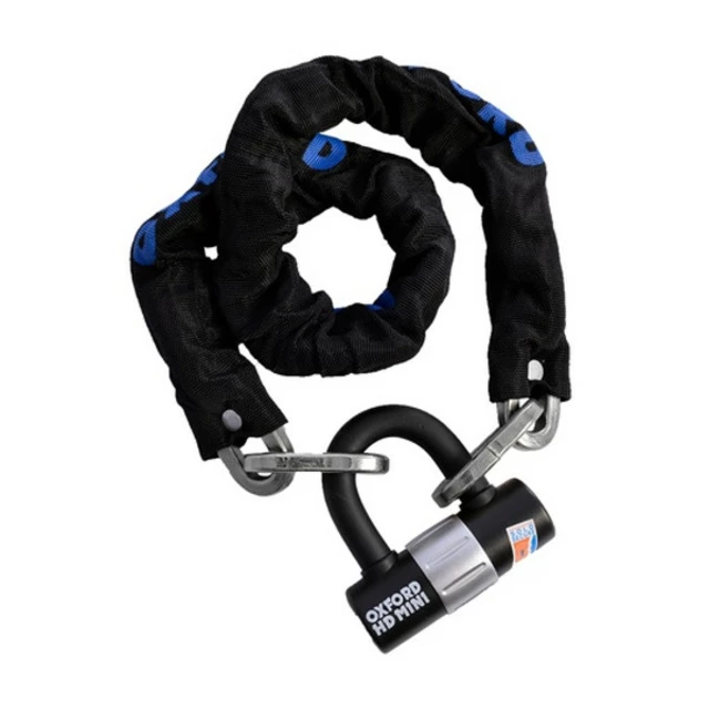 Kettenschloss für Motorrad Oxford HD Mini 100 cm