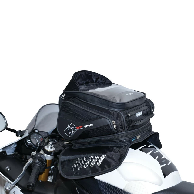 Tankrucksack für Motorrad Oxford M30R 30 l schwarz mit Magnetboden