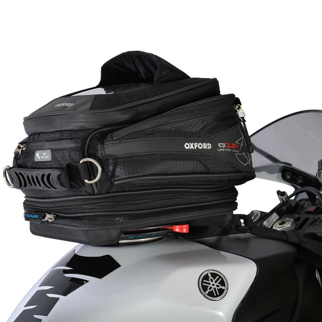 Tankrucksack für Motorrad Oxford Q15R 15 l schwarz