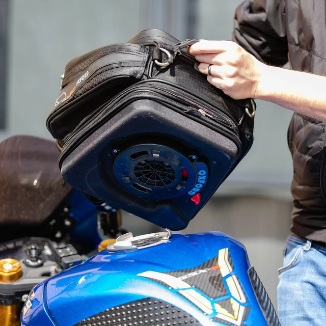 Tankrucksack für Motorrad Oxford Q15R 15 l schwarz