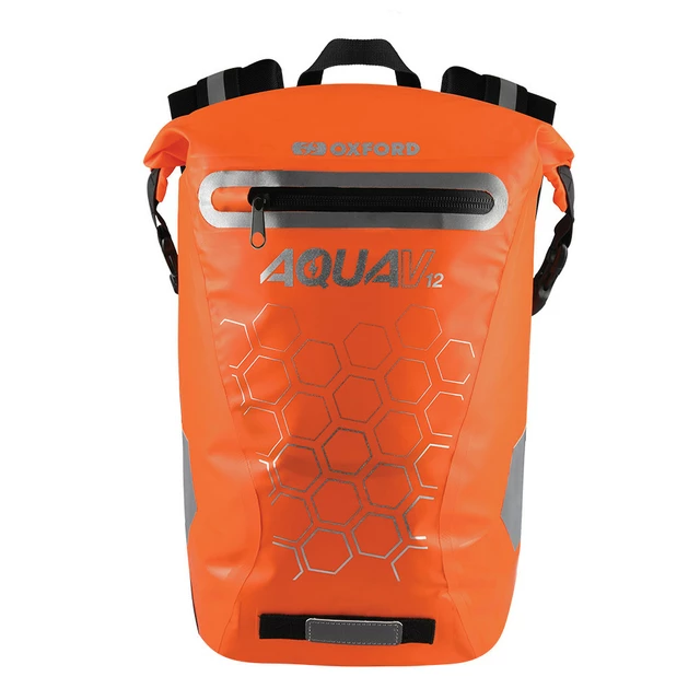 Wasserdichter Oxford Aqua V12-Rucksack 12l - orange
