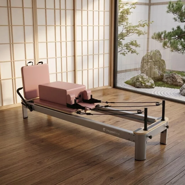 Pilates-Reformer inSPORTline Oquiler - rosa - rosa