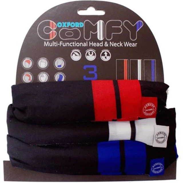Universal Halswärmer Oxford Comfy 3-Pack - Skulls