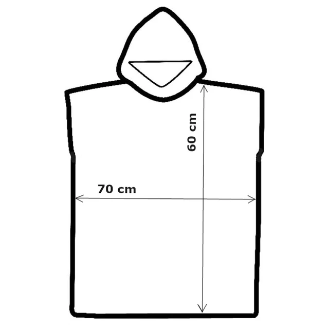 Aqua Speed Kinder Poncho 70x120 cm - Royal Blue