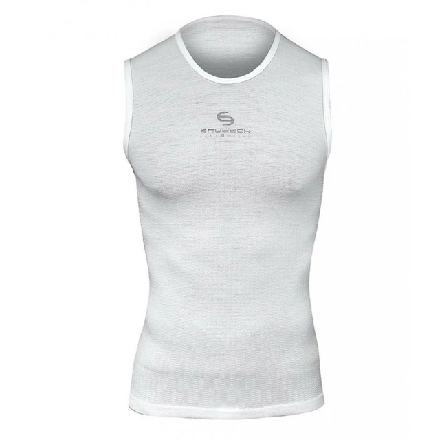 Unisex Brubeck Multifunktions-Basisschicht 3D-Tanktop - Weiss