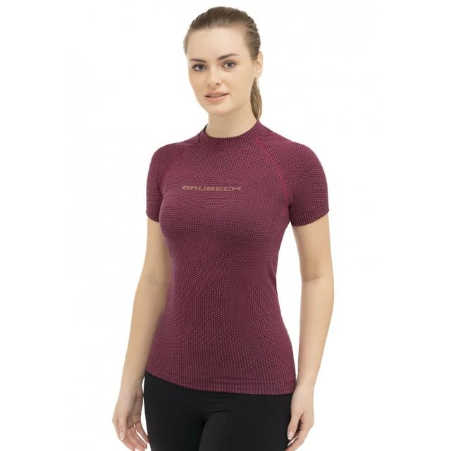 Damen Brubeck 3D Run PRO Kurzarm T-Shirt - fuchsie