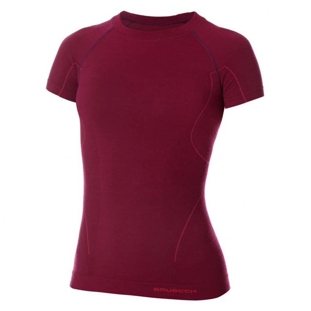Brubeck Active Wool T-Shirt mit kurzen Ärmeln für Frauen