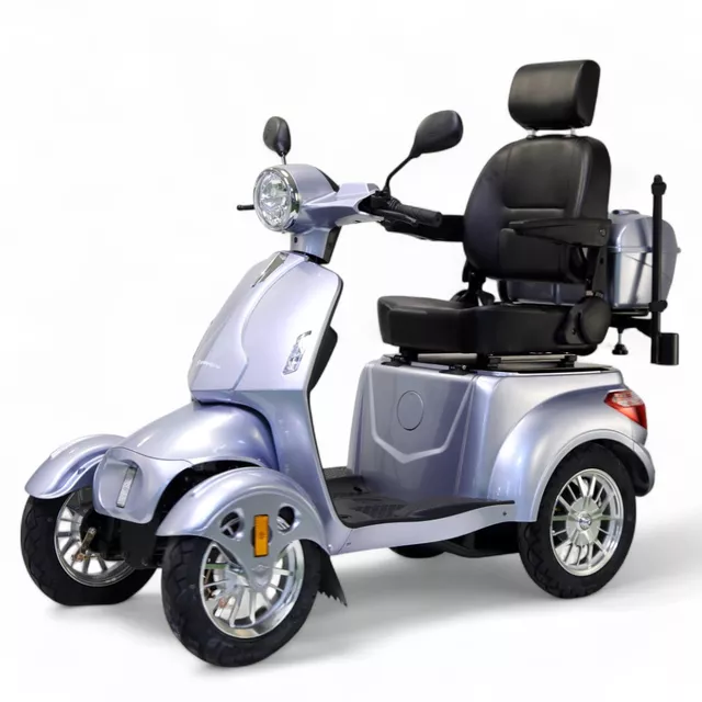 inSPORTline Antun Elektro-Quad mit Anhänger - silber