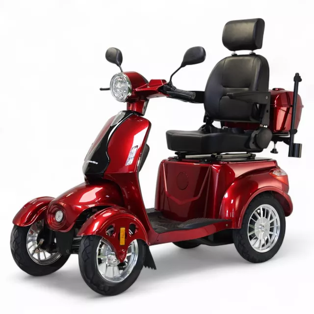 inSPORTline Antun Elektro-Quad mit Anhänger - rot