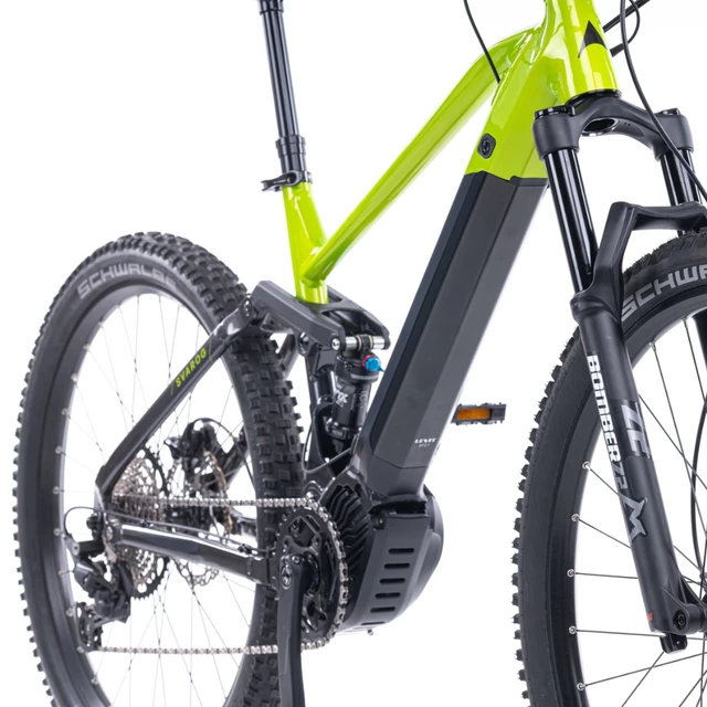 Vollgefederte Mountainbike Levit Svarog BF Overstep 630 29"/27,5" - Modell 2024 - Lime Black Pearl
