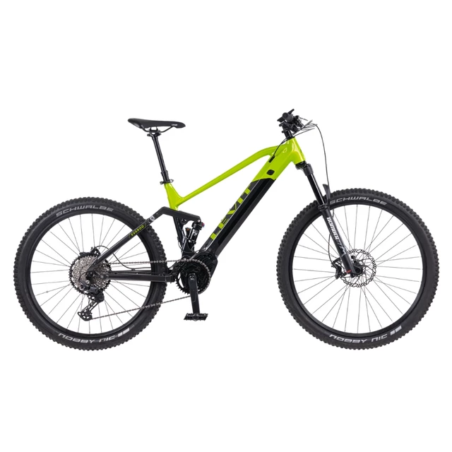 Vollgefederte Mountainbike Levit Svarog BF Overstep 630 29"/27,5" - Modell 2024 - Lime Black Pearl