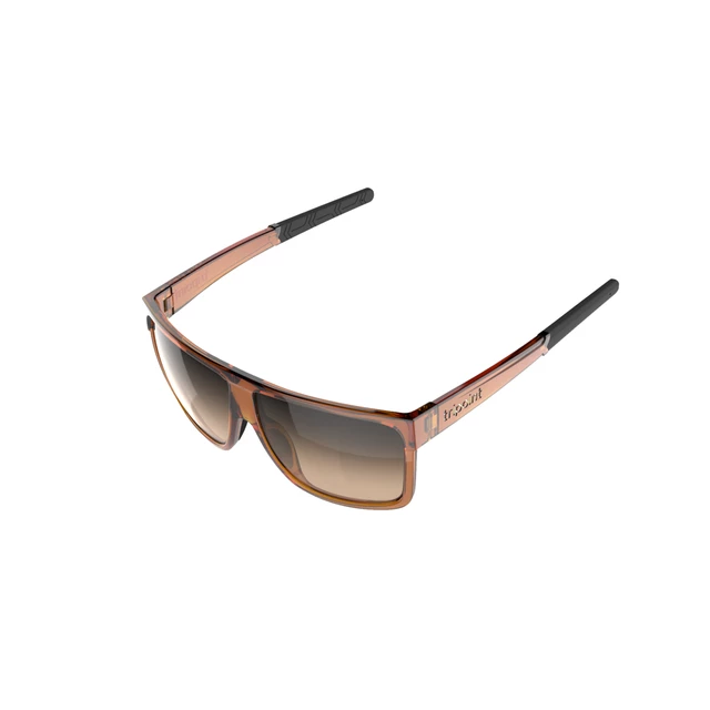 Sport-Sonnenbrille Tripoint Rajka - Shiny Transparent Brown Gradient Brown Cat.3