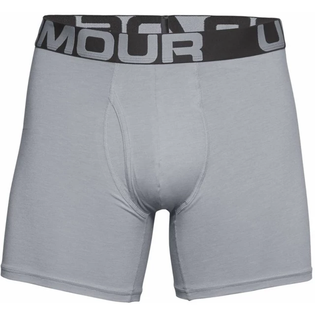 Boxerky Under Armour Charged Cotton 6in 3 Pack - Mod Gray Medium Heather