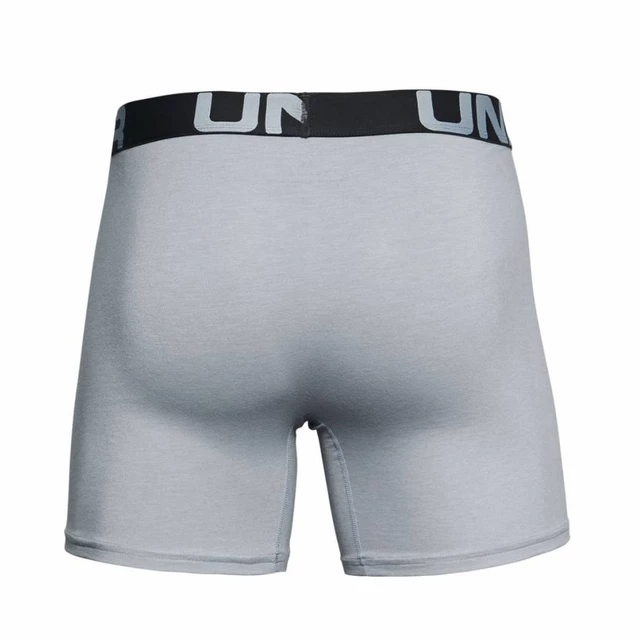 Boxerky Under Armour Charged Cotton 6in 3 Pack - Mod Gray Medium Heather