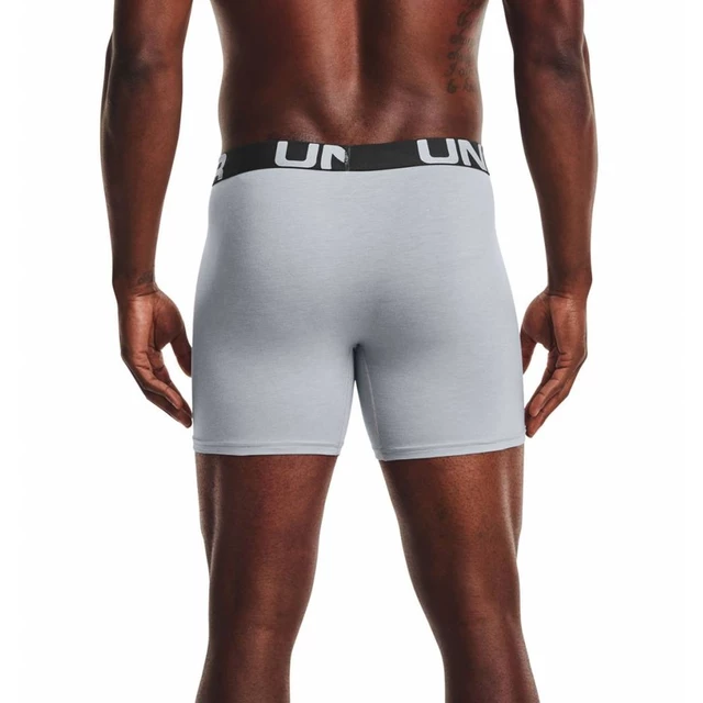 Boxerky Under Armour Charged Cotton 6in 3 Pack - Mod Gray Medium Heather