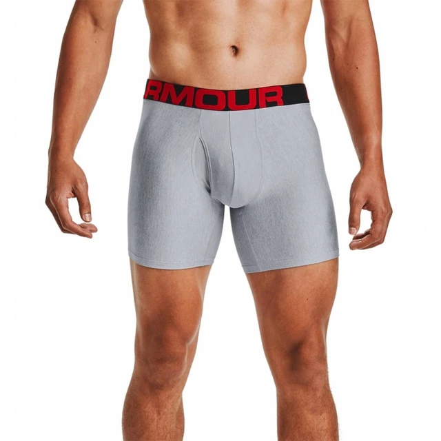 Under Armour UA Tech 6in Herren Boxershorts 2 Paar - Mod Gray Light Heather