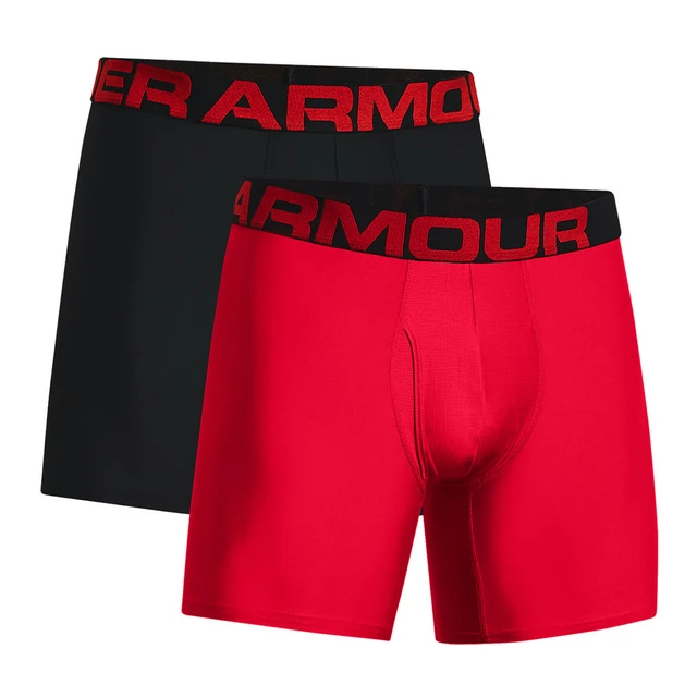 Under Armour UA Tech 6in Herren Boxershorts 2 Paar - Mod Gray Light Heather