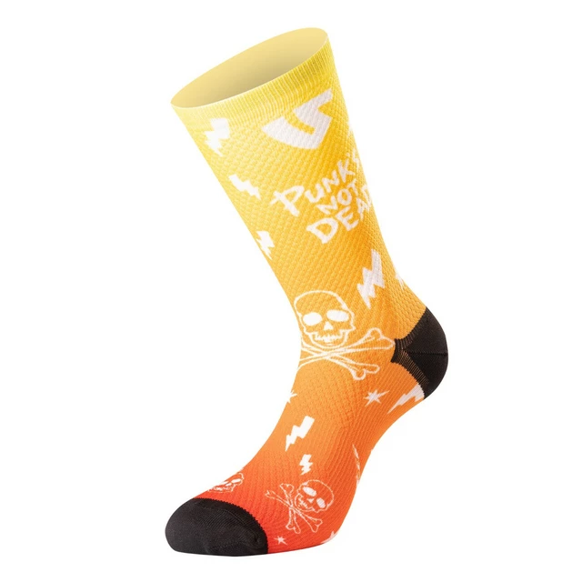 Undershield Socken Punk's Not Dead gelb