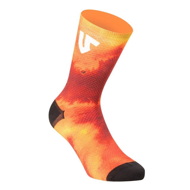 Undershield Tye Dye rote Socken