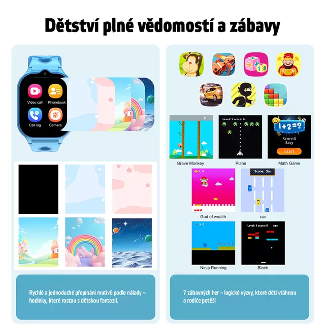 inSPORTline Melino intelligente Uhr für Kinder