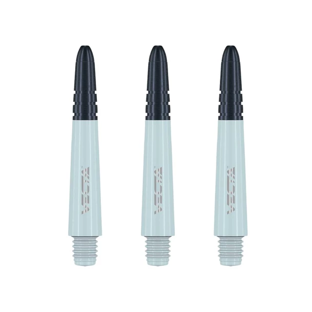 Winmau Vecta Kurze Griffe - schwarz - weiß