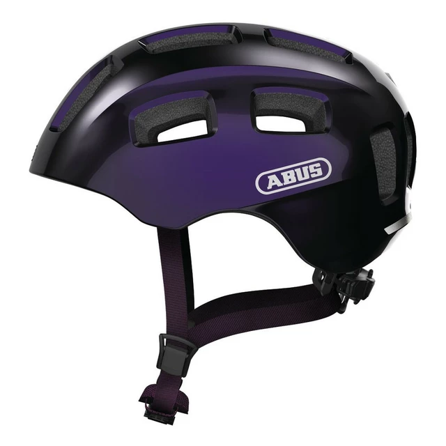 Kinderfahrradhelm Abus Youn-I 2.0 - Gletscherblau - Schwarzes Violett