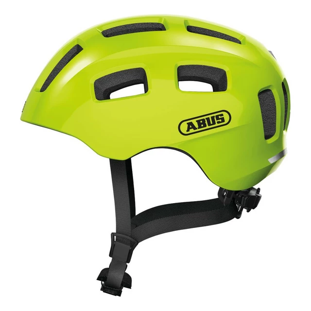 Kinderfahrradhelm Abus Youn-I 2.0 - Gletscherblau - Signalgelb