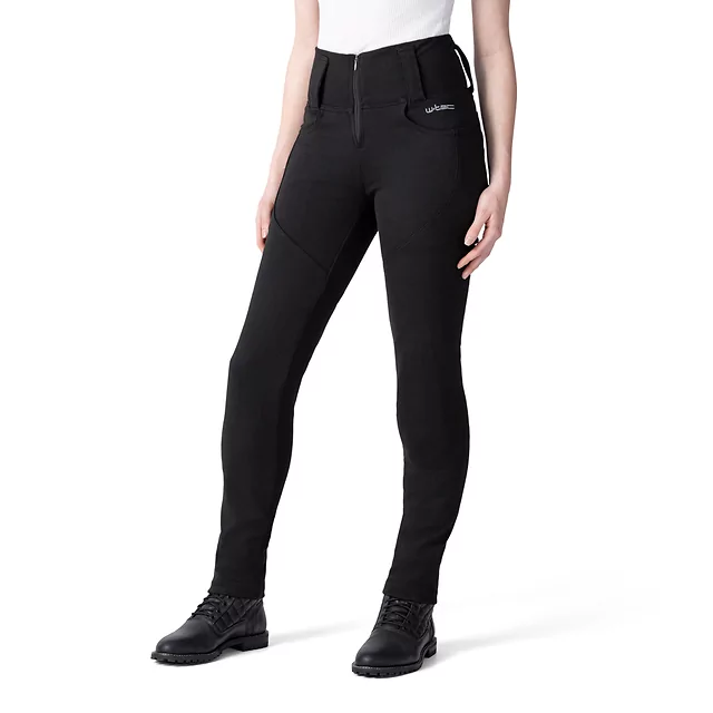 W-TEC Nombutta Damen-Moto-Leggings mit Aramid - schwarz