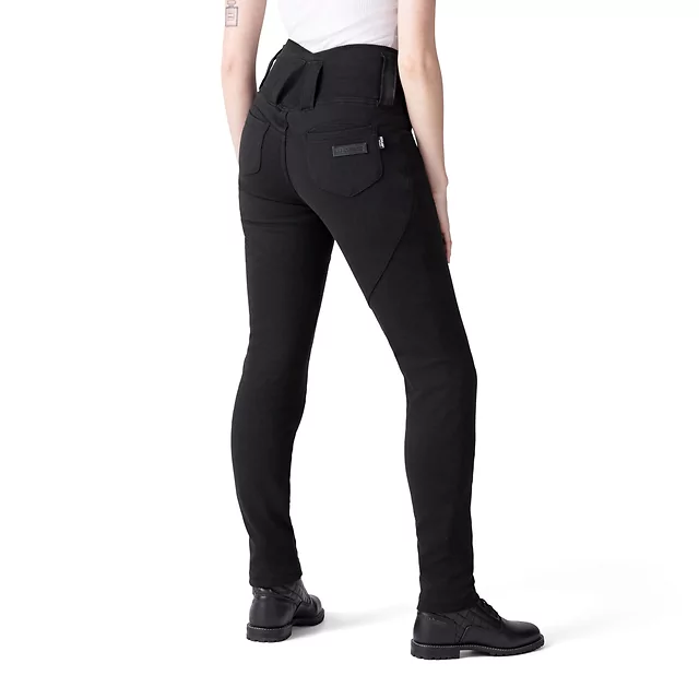 W-TEC Nombutta Damen-Moto-Leggings mit Aramid - schwarz