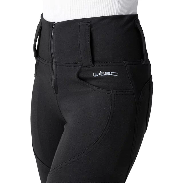 W-TEC Nombutta Damen-Moto-Leggings mit Aramid - schwarz