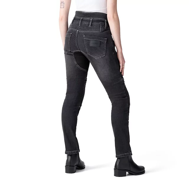 Damen-Moto-Jeans W-TEC Biterilla Eva Lady - blau