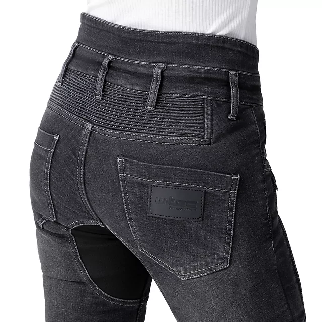 Damen-Moto-Jeans W-TEC Biterilla Eva Lady - blau