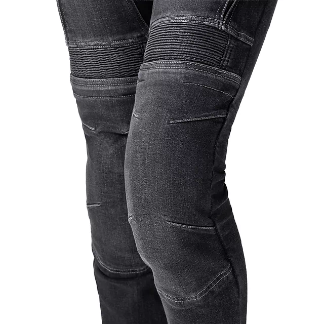 Damen-Moto-Jeans W-TEC Biterilla Eva Lady - blau