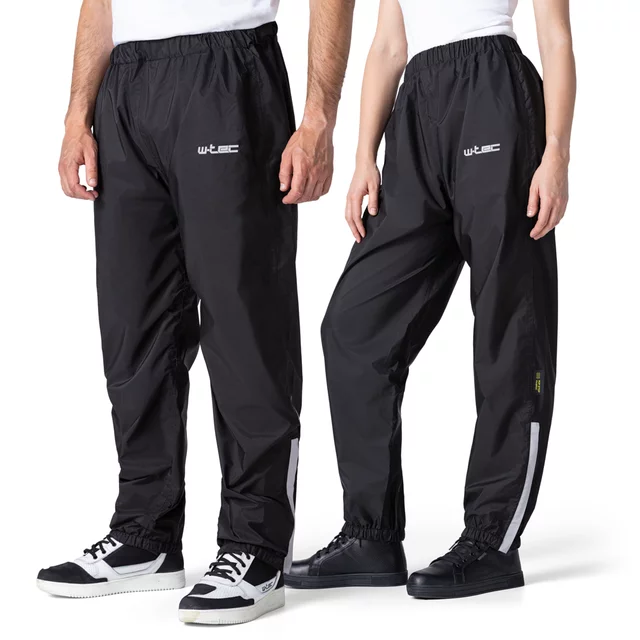 W-TEC Rinstop Motorrad-Regenhose - schwarz - schwarz
