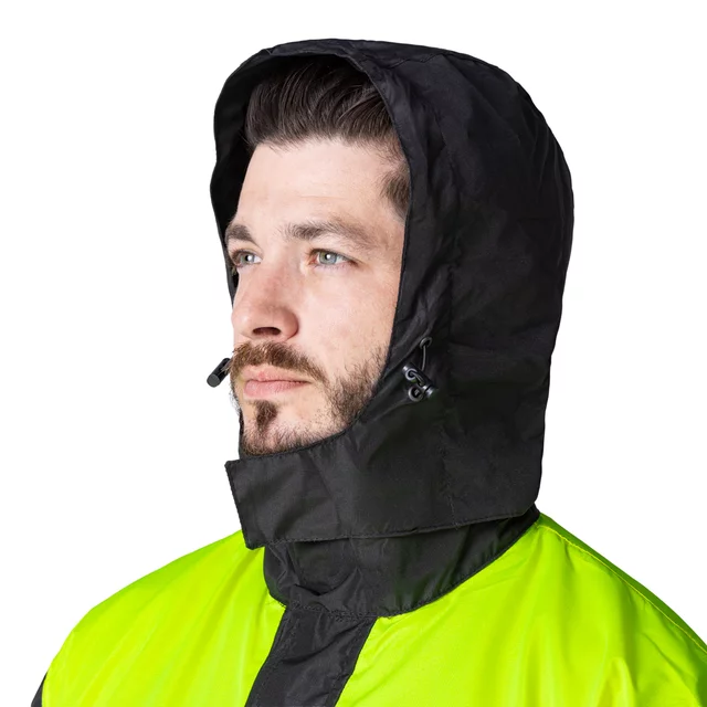 W-TEC Rinstop Motorrad-Regenjacke - schwarz-fluo