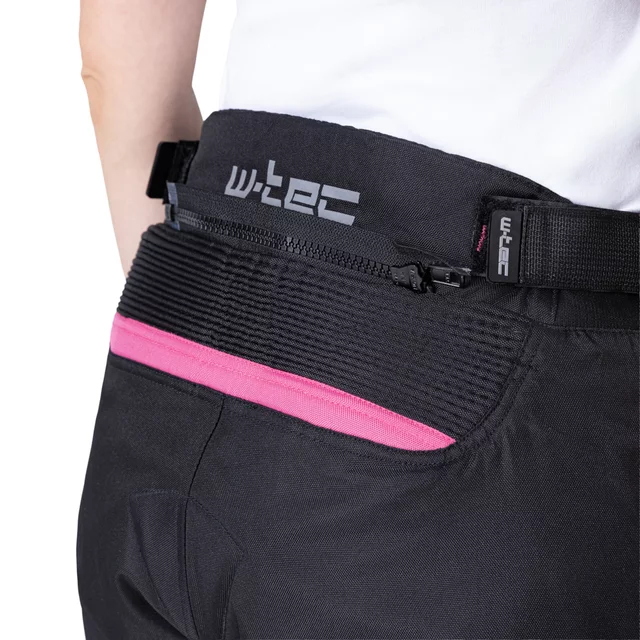 W-TEC Durmanes Damen-Moto-Hose - schwarz-rosa