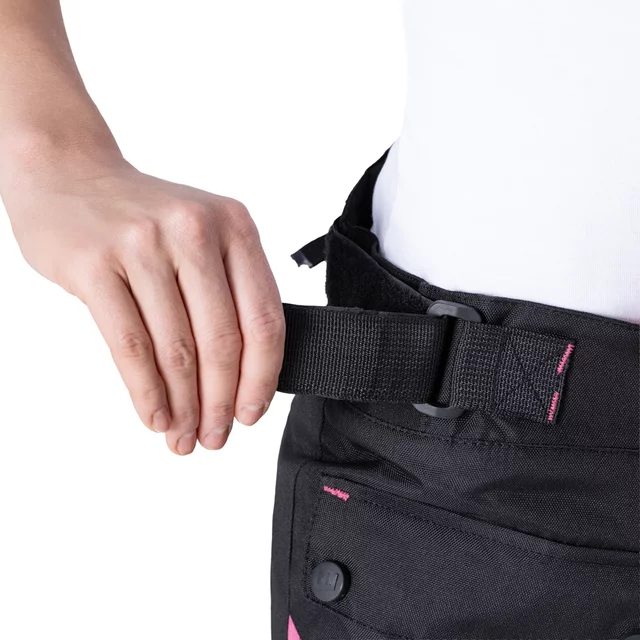 W-TEC Durmanes Damen-Moto-Hose - schwarz-rosa