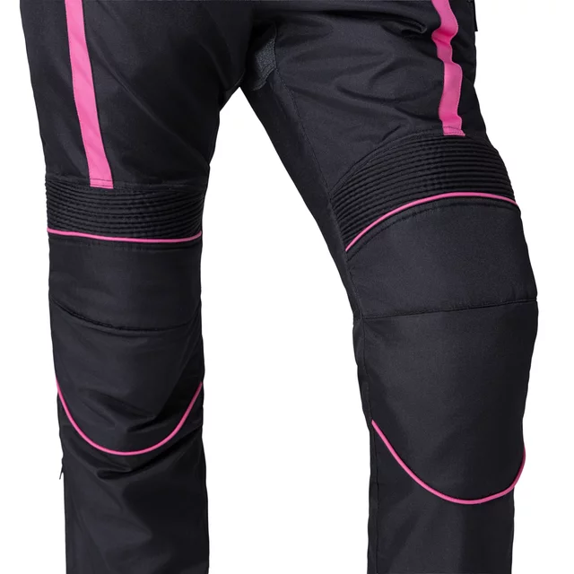 W-TEC Durmanes Damen-Moto-Hose - schwarz-rosa