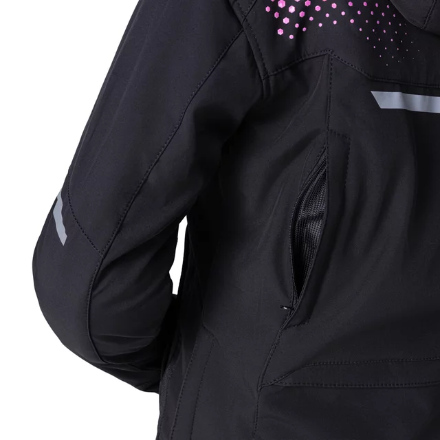 W-TEC Annorack Lady Softshell-Motorradjacke für Damen - černo-písková