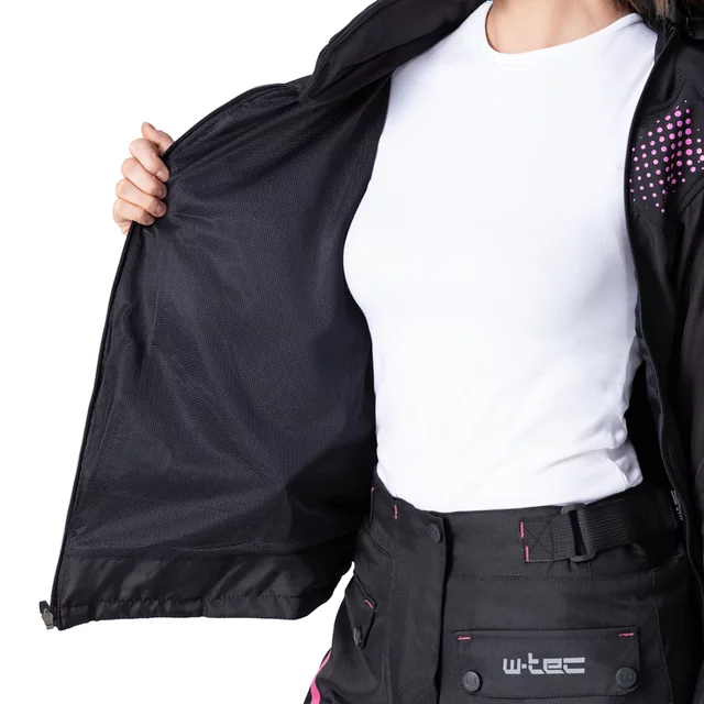 W-TEC Annorack Lady Softshell-Motorradjacke für Damen - černo-písková