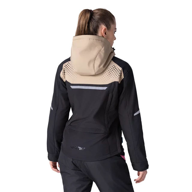 W-TEC Annorack Lady Softshell-Motorradjacke für Damen - černo-písková