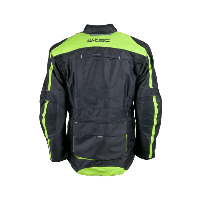 Lange Herren Motorsportjacke W-TEC NF-2205 - schwarz-grün